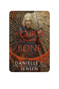 a curse carved in bone book cover graphic
