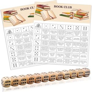 book club question bingo card