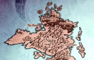 Image of night Court in ACOTAR Map