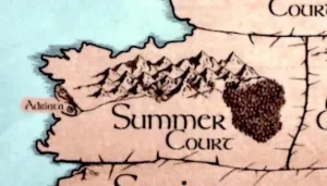 Image of summer Court in ACOTAR Map