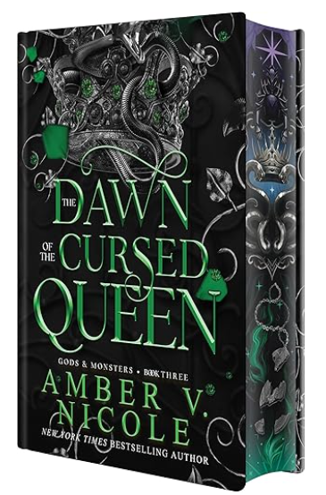 the dawn of the cursed queen special edition book with sprayed edges
