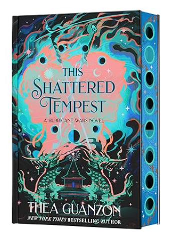 This Shattered Tempest special edition sprayed edges books