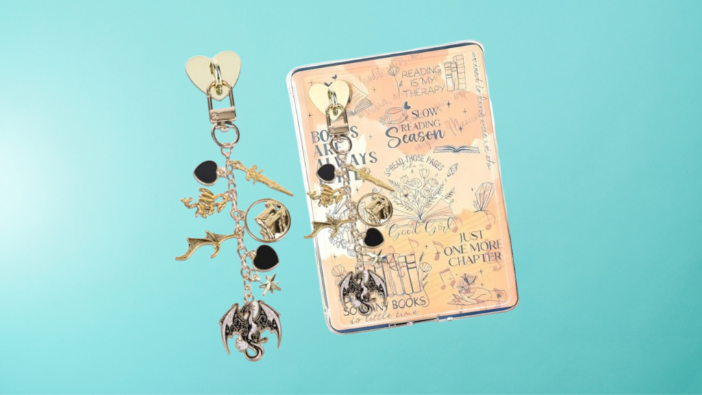 kindle charm on a kindle