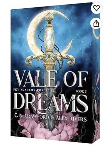 Vale of Dream book cover with sprayed edges