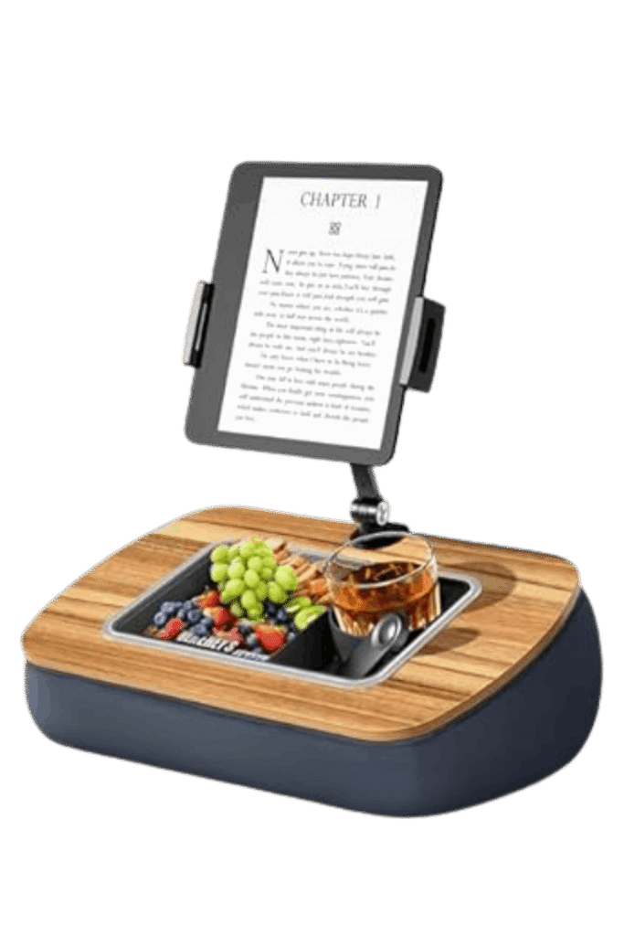 Kindle holder stand for lap